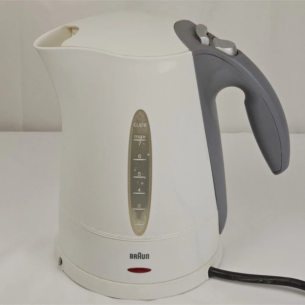 Braun WK 200 7 Cup Electric Water Kettle Type 3217 S20 Germany Tested Working